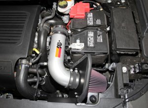 Ford Taurus Performance Air Intake - K&N Engineering - Typhoon - Silver - `11-`15
